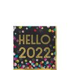 Amscan 40 Pieces 2022 Confeti Colorful Luncheon Napkins Party Supply