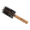 Ibiza Hair Professional Round Boar Hair Brush (G5, 70mm), Hybrid Swirled Boar & Carbon Fiber Nylon Bristles with Cork Handle, For Coarse & Frizzy Hair, Add Texture & Shine for Medium to Long Hair