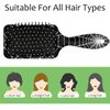 Detangler Hair Brush Black Spider Web Hairbrush for Kids Boys Girls, Glide Through Tangles with Ease and Massage Scalp, Smooth for All Hair Types (Wet Dry Thin Long Curly Hair)