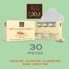 Reflux Gourmet Tropical Soothe Gum Alginate Therapy Sodium Bicarbonate Gum for Acid Reflux, Oral, Cognitive, and Digestive Support, Natural with Ginger, Celeriac, Aloe, Sugar Free, Gluten Free, Vegan