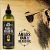 Arlo's Pro-Growth Hair and Beard Oil 8 oz. - Hair Oil, Mustache Oil and Beard Oil Growth