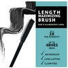Khasana Ultra Lengthening Dramatic Effect Black Mascara, Waterproof & Long Lasting Formula, Length Maximizing Wand, Up to 48 Hrs Long Wear, Paraben Free & Cruelty Free, 1 Count