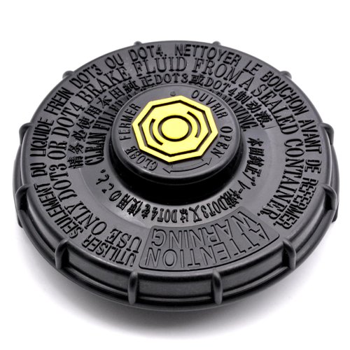 HAOTOM Brake Master Cylinder Tank Reservoir Cap Spare Parts Accessories Compatible For Honda 46662-SLE-J01 46662-SDC-A02 46662-S8A-003 Black