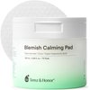 Blemish Calming Toner Pads Korean - Facial Cotton Toner Pad with Madecassoside, Cica, Niacinamide, Hyaluronic Acid to Redness Relief, Exfoliate Hydrate for Sensitive Skin - 180 + Extra 5mL