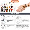 Pirate Temporary Tattoos Birthday Themed Party Supplies Decorations Favors 8 Sheets 96PCS Decor Cute Stickers Tattoos for Class School Prizes Gift for Kids Boys Girls Carnival Christmas Rewards