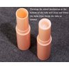 Mini Skater 0.14oz Empty Flavored Lip Balm Container Tubes Plastic Homemade Moisturizing Lip Stick with Caps Bulk Fit for Women Adult DIY Making Supplies, 25 Count (Pink)
