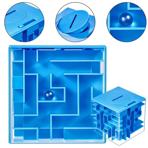 Patelai 4 Pack Money Maze Puzzle Boxes for Cash Gift, Fun Ways to Give Money as a Gift, Money Maze Puzzle Gift Boxes for Cash Money Gift for Adults, Birthday, Valentine's