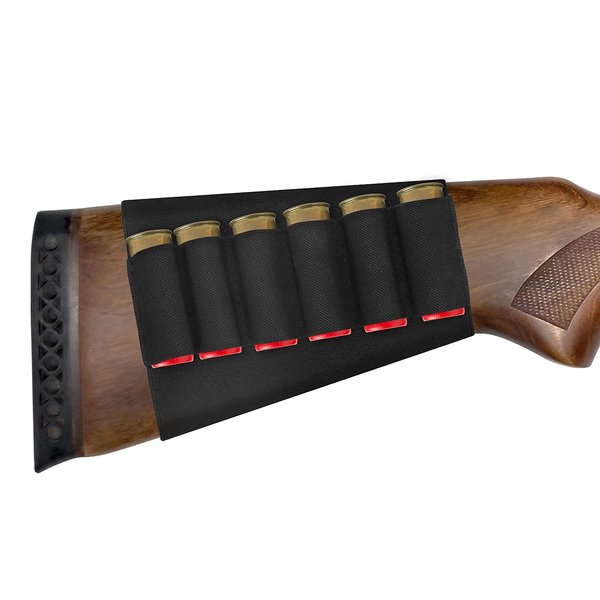 Coolrunner 8 Round Shotgun Shell Holder Buttstock Holder for 12/20 Gauge Ammo Tactical Shotgun Holder for Hunting