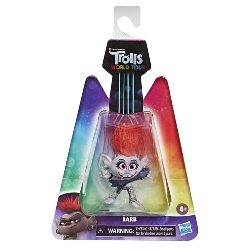 DREAMWORKS TROLLS World Tour Barb, Collectible Doll with Guitar Accessory, Toy Figure Inspired by The Movie Trolls World Tour