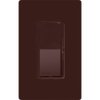 Lutron Diva LED+ Dimmer Switch for Dimmable LED, Halogen and Incandescent Bulbs, 150W/Single-Pole or 3-Way, DVCL-153P-BR, Brown