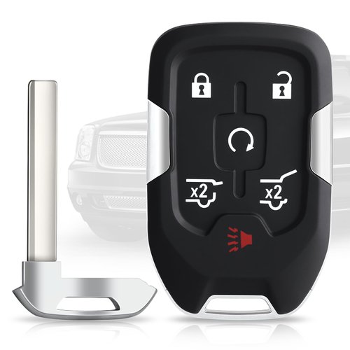 Key Fob for GMC Yukon Chevy Tahoe /Suburban HYQ1AA 2014 2015 2016 2017 Keyless Entry Key Shell case Cover