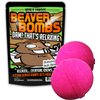 Beaver Bombs Pink Bath Balls Funny Beaver Gags for Friends Stocking Stuffers for Men Crazy White Elephant Ideas Dirty Santa Pink Bath Bombs XL Bath Fizzers for Adults Weird Novelty Bath Products