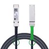 H!Fiber 40Gb QSFP+ DAC Cable, 40GBASE-CR4, QSFP+ to QSFP+ Passive Direct Attach Copper Twinax Cable for Cisco QSFP-H40G-CU50CM, Meraki MA-CBL-40G-50CM, Mikrotik, Open Switch Devices, 0.5m 1.64 ft