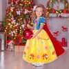 Meland Princess Dress - Light Up Princess Dress Up Clothes for Girls 3-8 Princess Costumes for Girls Toddlers Birthday Gift