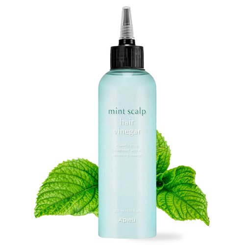 A&#39;PIEU Mint Hair Vinegar Rince 6.76 fl oz - Advanced Scalp Treatment for Oil Control, Hydrating &amp;...