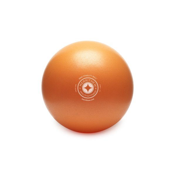 STOTT PILATES Mini Stability Ball (Orange), 12 Inch / 30 cm