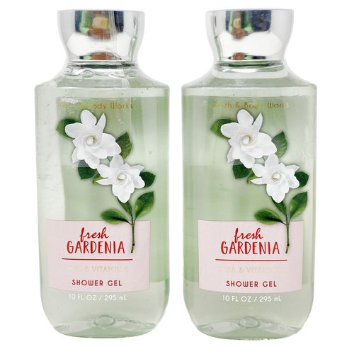 Bath and Body Works 2 Pack Fresh Gardenia Shower Gel 10 Oz.