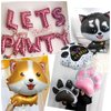 Dog Birthday Decorations, Lets Pawty Birthday Decorations Girl, Dog Birthday party Supplies Include Puppy Dog Happy Birthday Banner, Dog Balloons, Paw Print Balloons, Cake Toppers