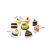 SXFSE Dollhouse Decoration Accessories,1/12 Scale Miniature Dollhouse Accessories Decoration Mini Cake Food Kids Toy