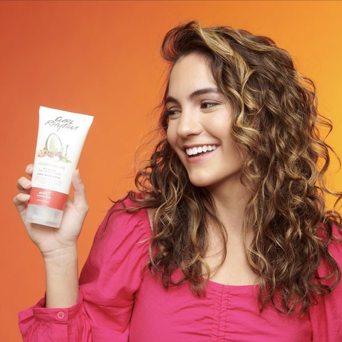 Curl Rhythm Jojoba Curl Gel - Defining Hair Gel for Bouncy, Nourished Curls - Curly Hair Styling Gel with Shea and Coconut - Sulfate Free - 6 oz