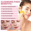 Turmeric Kojic Acid Cleansing Pads, Kojic Acid and Turmeric Cleansing Pads, Turmeric Face Exfoliating Scrub Pads, Help Balance Skin Oil and Water, Enriched Vitamin C, 40PCS