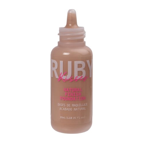 Ruby Kisses Liquid Foundation Medium Coverage, Lightweight, Natural Finish, Face Makeup for All Skin Type, Korean Makeup (Honey Beige)