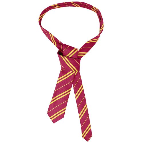 Cosplay Wizard Tie and Novelty Glasses Frame for Kids Halloween Christmas Birthday Dress Up Party Magic Costume Accessory, Unisex Cosplay Striped Necktie, As a Gift For Daily Use - Red