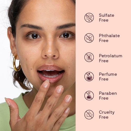 Dermaclara Claralips Collagen Infused Lip Serum- Natural & Vitamin Enriched Hydrating Lip Gloss - Hydrate and Moisture Lip Care Serum for Beautiful Fuller Lips - Help Reduce Dryness and Wrinkle Lines