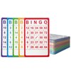 Yuanhe 100 Bingo Cards Resuable Bingo Paper Game Cardstock Bulk, 5 Colors