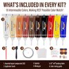 Leather Repair Kit for Furniture, Couch, Sofa, Jacket, Car Seats and Purse, Restores Faux, Artificial, Genuine Pleather and Any Material, with Super Easy to Follow Instructions to Match Any Color
