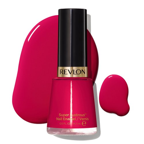 Revlon Nail Polish, Super Lustrous Nail Enamel Polish, Chip Resistant & Longwear Formula, High Shine Finish, 270 Cherries In The Snow, 0.5 fl oz.