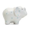 Child to Cherish Ceramic Elephant Piggy Bank for Boys, Blue Polka Dots