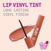Ruby Kisses Lip Vinyl Tint - High-Pigment, Transfer-Proof, Smudge-Proof Liquid Lipstick, Soft-Satin Shine, Lightweight Makeup, Long-Lasting Lip-gloss, Full Coverage Color (BROWN SUGAR, 2.8mL)