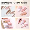 VENALISA Liner Gel Nail Polish 8ML 1 Pcs Gold Gel Polish With Thin Brush For French Nail Art Swirls Nail Design Soak Off UV Gel DIY at Home Manicure Salon