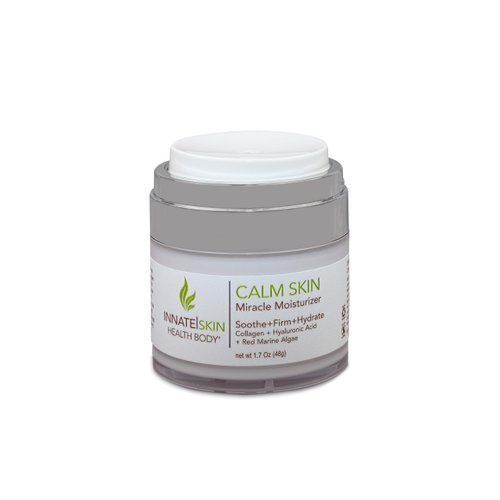 Calm Skin Face Moisturizer | Hyaluronic Acid, Collagen and Red Marine Algae by Innate Skin 2oz moisturizer face cream & hydrating face moisturizer