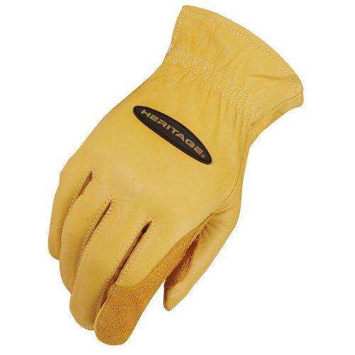 Heritage Ranch Work Gloves, Size 9, Tan