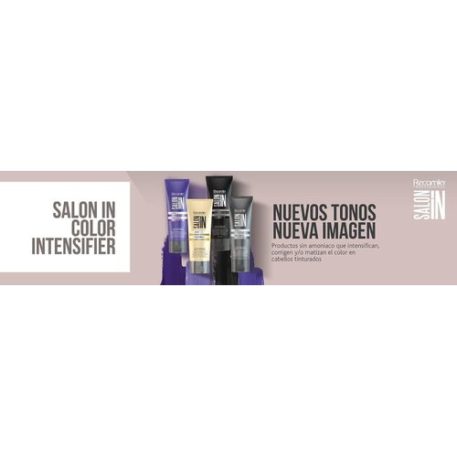 Recamier Professional Salon In +Pro Color Intensifier Hair Treatment Black 8.45oz - Tratamiento Intensificador de color para el cabello negro