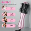 DAN Technology Dual Voltage Hair Dryer Brush,2 inch Blow Dryer Brush,Small Brush Hair dryers for 110V-120V/220V-240V European and Travel Use