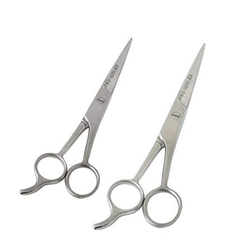 PC 2 PIECES OF 4.5" 5.5" HAIR CUTTING SCISSORS/BARBER SHEARS - ICE TEMPERED - STAINLESS STEEL