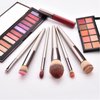 Makeup Brushes, 10 Pcs Make Up Brush Premium Synthetic Makeup Brushes Set Professional Face Powder Eye Makeup Brushes Blending Makeup Brush Set with Makeup Bag Graduation Gift (Champagne) (10set+1)