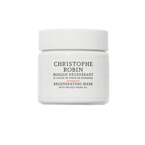 Christophe Robin Regenerating Mask with Prickly Pear Seed Oil for Dry, Damaged and Chemically Treated Hair 75ml, Travel Size
