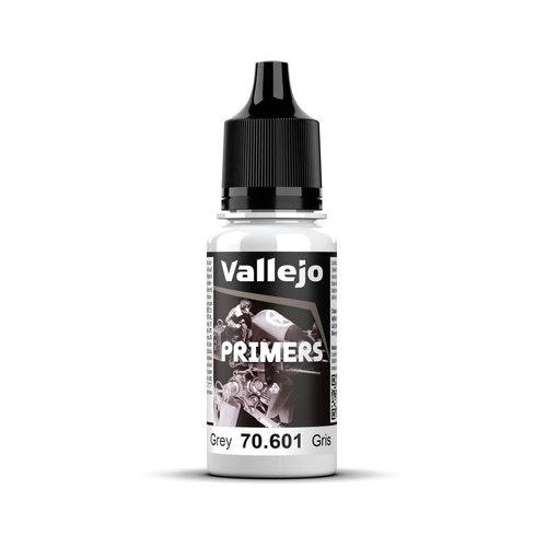 Vallejo Acrylic Paint, SURFACE PRIMER 70.601 Grey Gris