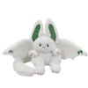 NatureMan 17.7inch Unique Bat Bunny Plush Pillow Kawaii Bat Rabbit Stuffed Animal,with Rabbit Ears and Bat Wings for Kids (White)