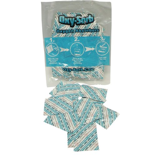 Oxy-Sorb 20 Count Oxygen Absorbers for Food Storage, 300cc, Blue