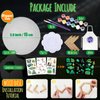 LAOESE Paint Your Own Soccer Ball Lamp Kit, DIY 3D Night Light with Soccer Stickers & Wooden Stand, Art Supplies Creativity Arts & Crafts Kit for Kids, Birthday Christmas Gifts for Boys