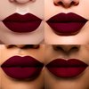 Ruby Kisses Velvet Lip Cream, Matte Finish Lipstick, Rich Color, Long Lasting Lip Stain, Lightweight, Nourishing, Hydration, High Pigment Lip Tint (UNVEIL)