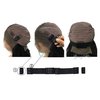 Young Hair Wig Accessories Adjustable Elastic Band for Wigs Making Wig DIY (Black Color, 3 Sets)