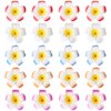 20pcs 2.75 Inch Hawaiian Flower Hair Clips,Hawaii Plumeria Hair Clip Beach Flower Headpieces for Wedding Party (Random)