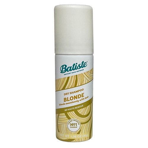 Batiste Instant Hair Refresh Dry Shampoo Blonde, Blends Seamlessly with Hair, No White Residue, Travel Size 1.06 oz (Pack of 2)