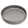 LIXADA Ultralight Titanium Frypan Outdoor Camping Hiking Picnic Cooking Frying Pan 1000ML with Folding Handle
